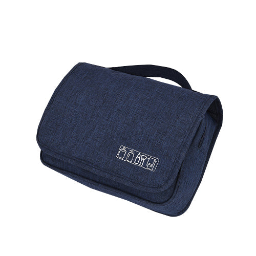 Waterproof toiletry bag, perfect for shower essentials, protects items during travel or gym use.
