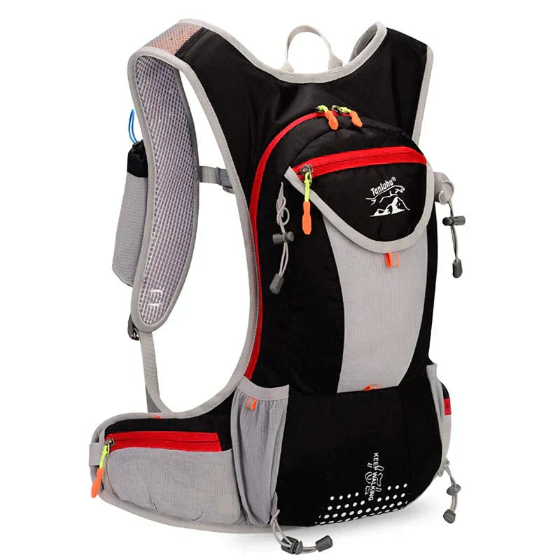 Durable, rip-resistant hydration backpack for rugged outdoor and sports adventures.