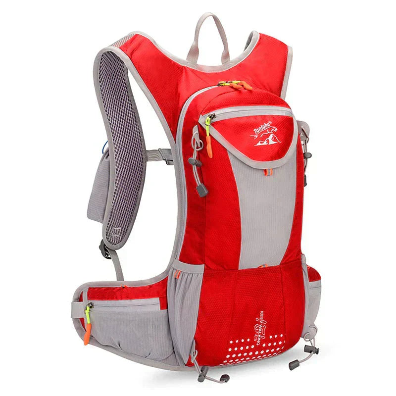 Ergonomic unisex hydration pack, ultra-light & comfortable for all-day hiking & cycling.