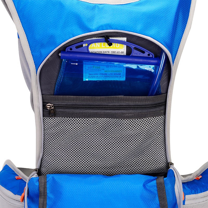 Ultra-light waterproof cycling hydration pack, perfect for long rides & sports.
