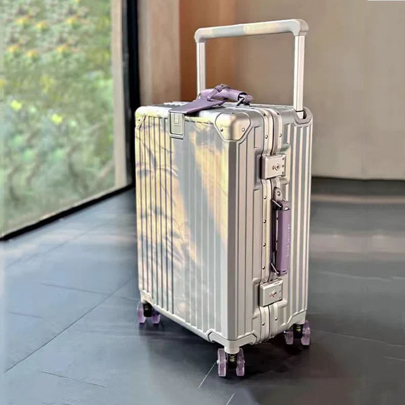 Secure Valencia Voyager hardshell luggage, built for modern travel with robust durability.