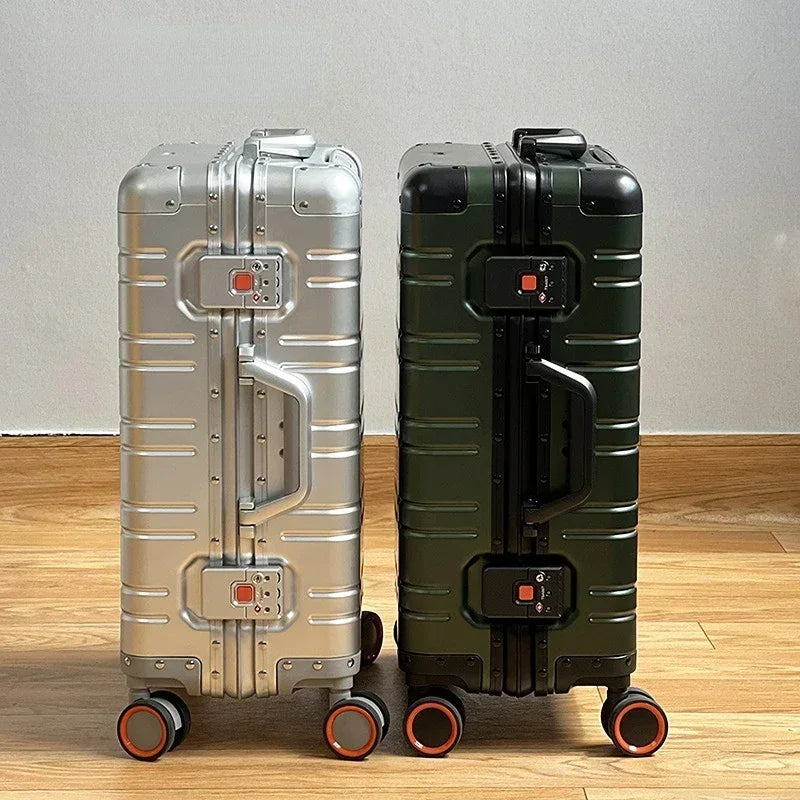 Lightweight Vienna Voyager carry-on hard shell suitcase with spinner wheels, ideal for quick business travel or vacation.