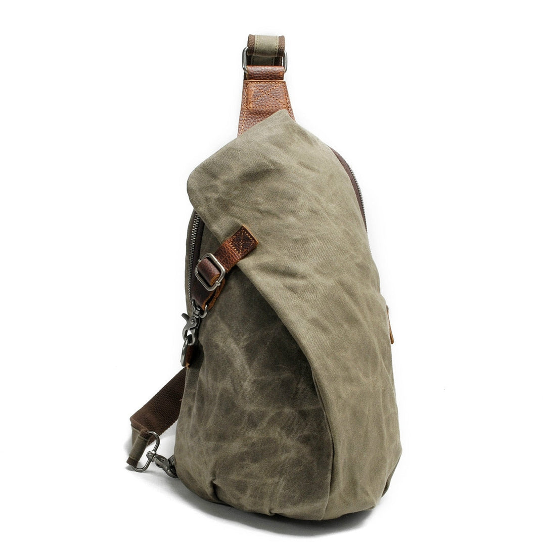 Modern unisex compact crossbody bag for men's accessories & everyday essentials. Features multiwear.
