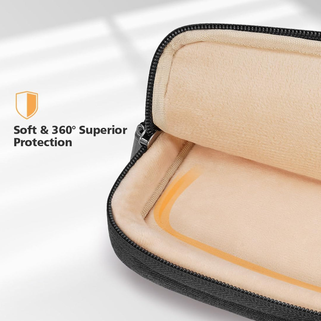 Padded water-resistant laptop shoulder bag, unisex, ensuring 360° gadget safety.