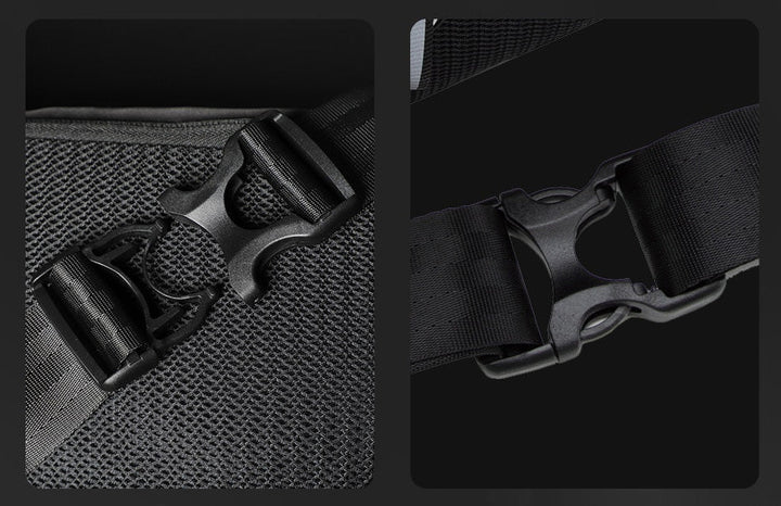 Hands-free water-resistant waist bag for ultimate convenience during travel, hiking, or daily activities.