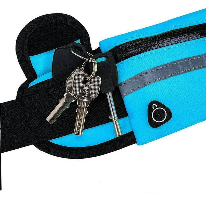 Two-pack water-resistant running belts, great value for fitness and outdoor use.