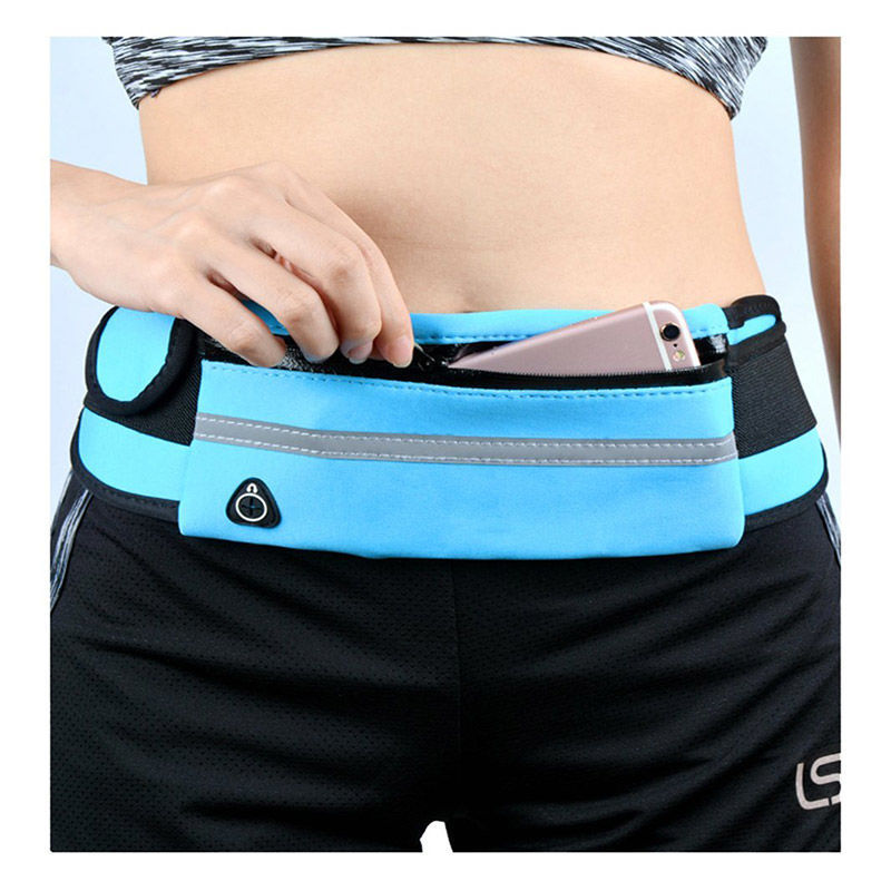 Durable unisex running waist pack, adjustable for comfortable fitness & outdoor activities.