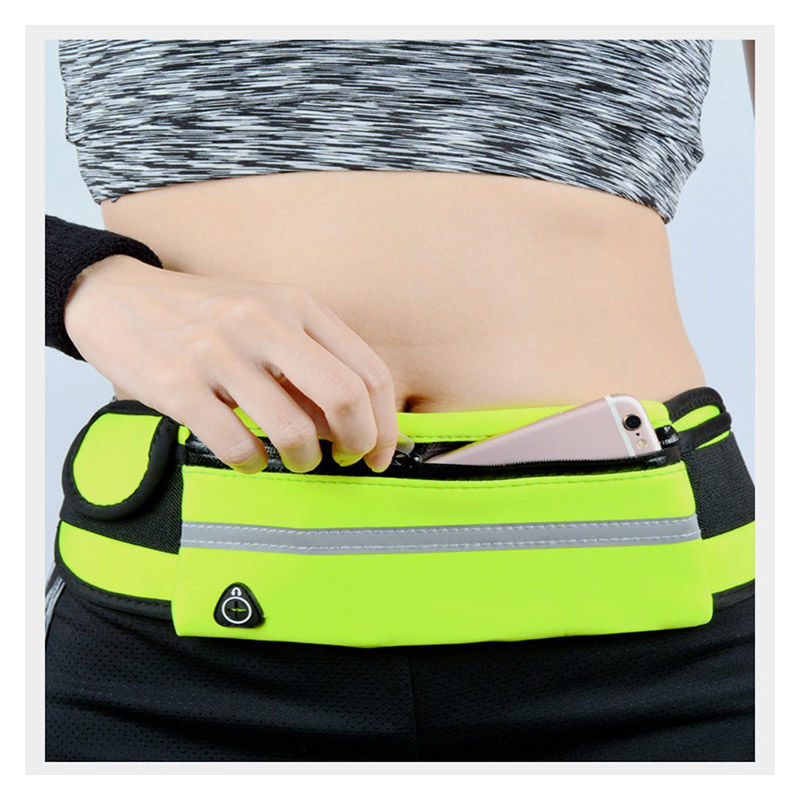 Hands-free water-resistant travel storage pack for passports, cash & small items.