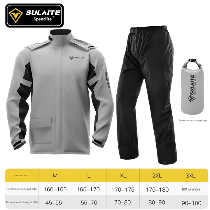 Full body waterproof rain suit for fishing, hiking, and work. Unisex design offers complete weather protection outdoors.