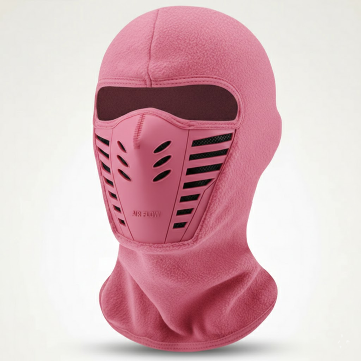 Unisex winter face mask, windproof and thermal balaclava for cold weather outdoor activities.
