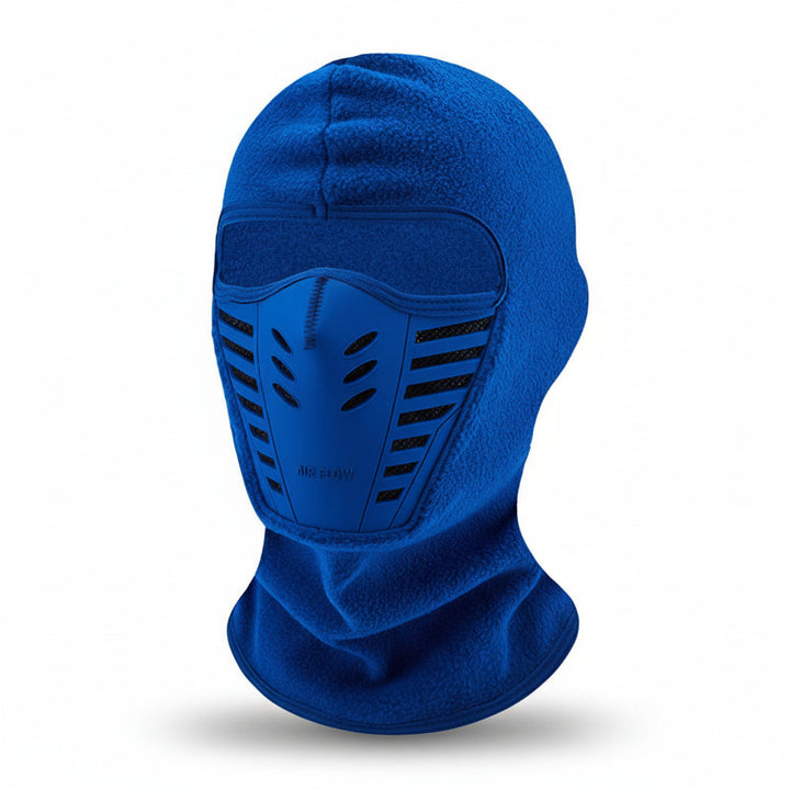 Close-up of a unisex windproof thermal balaclava, designed for cold weather outdoor activities.