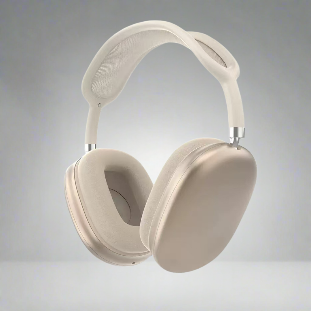Ergonomic over-ear design ensures comfortable long-term wear for these Bluetooth headphones.