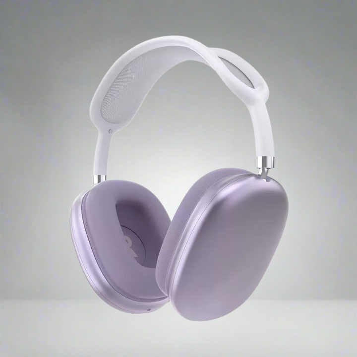 Modern design unisex wireless over-ear headphones with Bluetooth and noise cancelling.