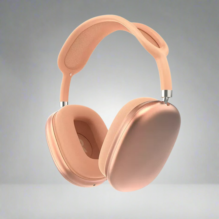 High-fidelity wireless noise cancelling headphones for daily commute & focused work.