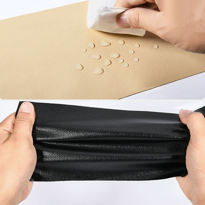 Easy application, durable 20x54 inch self-adhesive patch for upholstery & furniture repair.