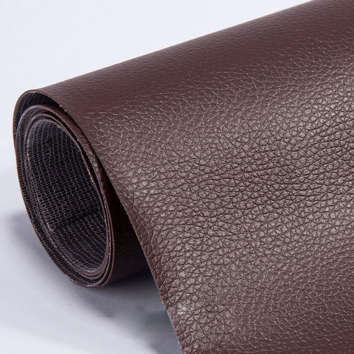 No-sew 20x54 inch self-adhesive patch for quick and easy sofa, seat, & bag upholstery repair.