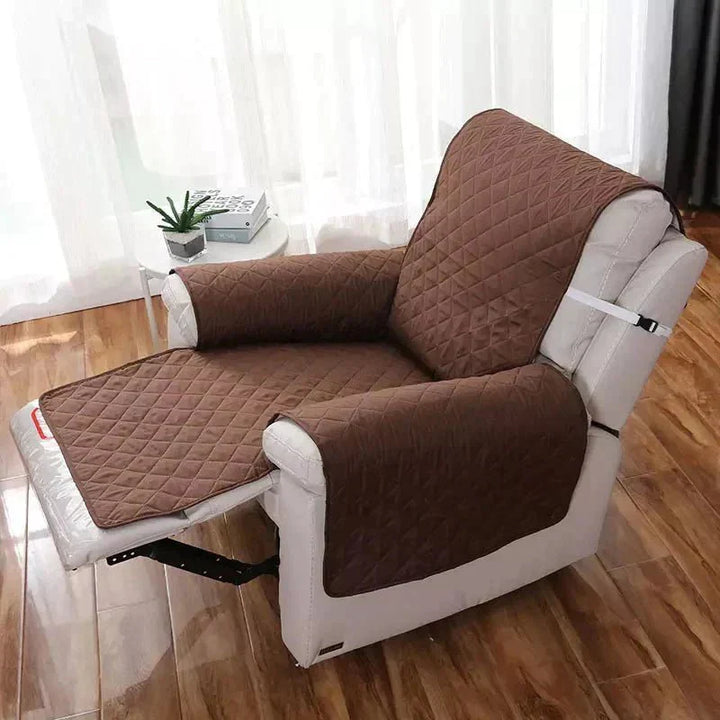 Universal fit stretch cover, ideal for protecting armchairs from pets & kids.