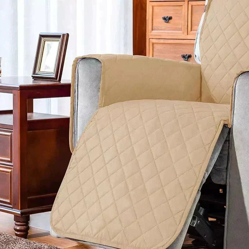 Elastic armchair protector, bringing new life to worn-out and tired furniture.