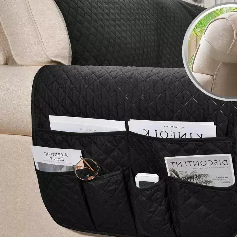 Machine washable stretch chair cover, convenient and durable home decor solution.