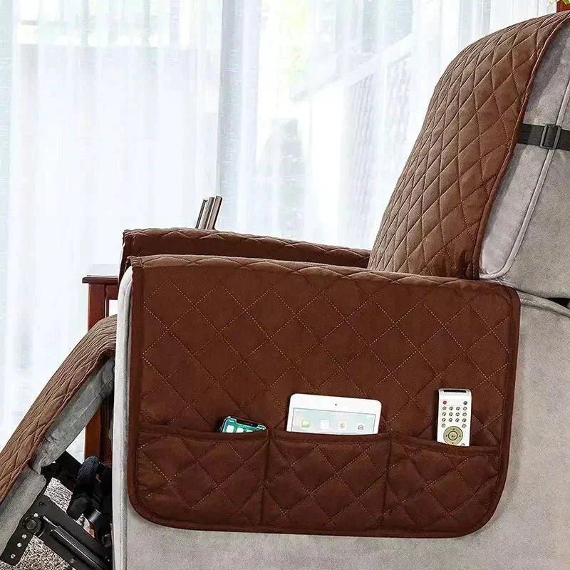 High quality stretch armchair cover, durable and designed for ultimate comfort.