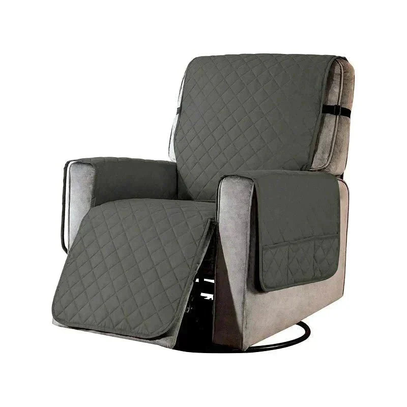 Soft, stretchable armchair protector, perfect for refreshing old furniture.