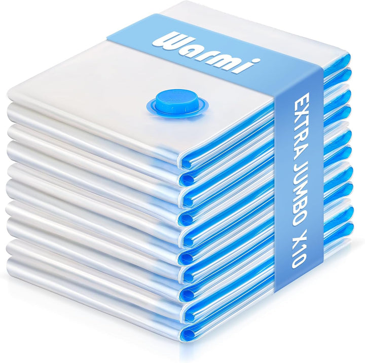 Home organization hero: Vacuum bags & electric pump for tidy closets.