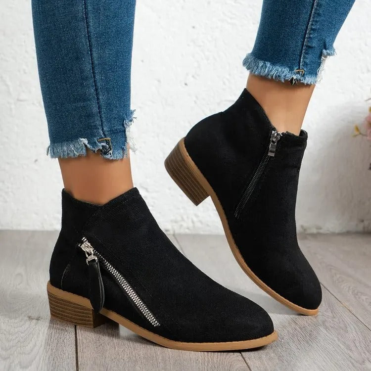 Women's Vintage-Inspired Summer Ankle Boots