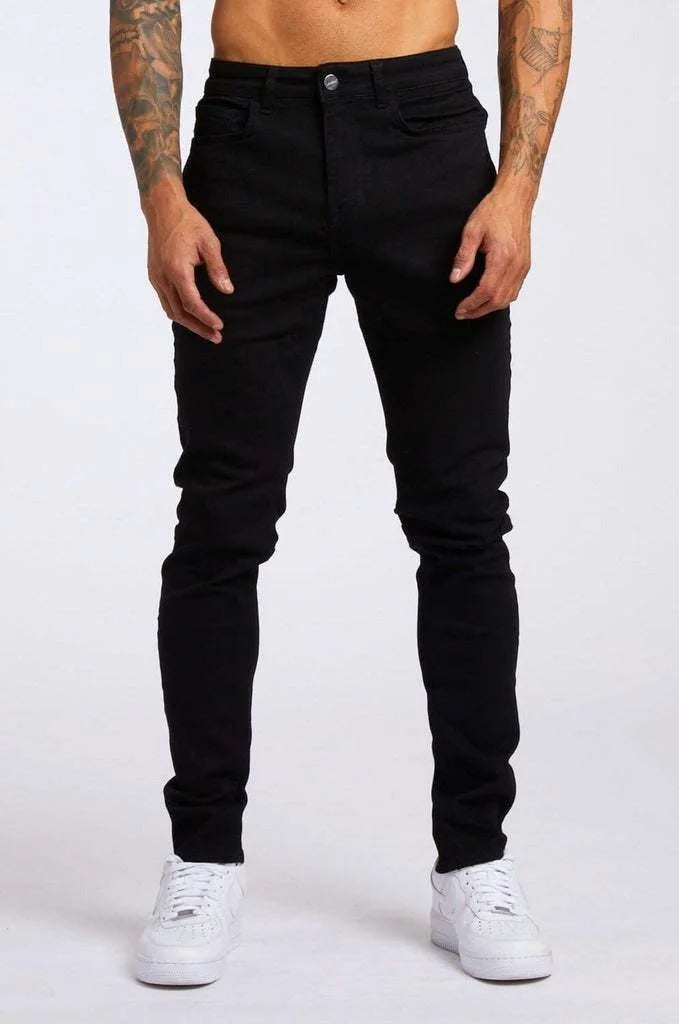 Men's Tapered Fit Stretch Denim Joggers