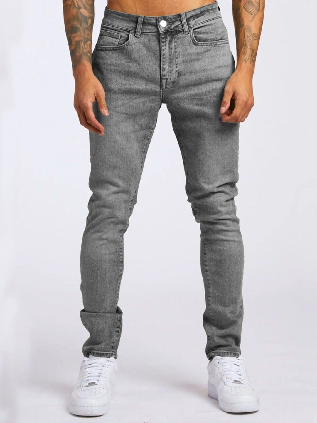 Men's Tapered Fit Stretch Denim Joggers