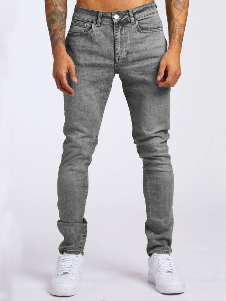 Men's Tapered Fit Stretch Denim Joggers