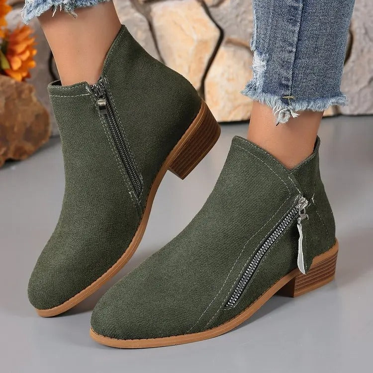 Women's Vintage-Inspired Summer Ankle Boots