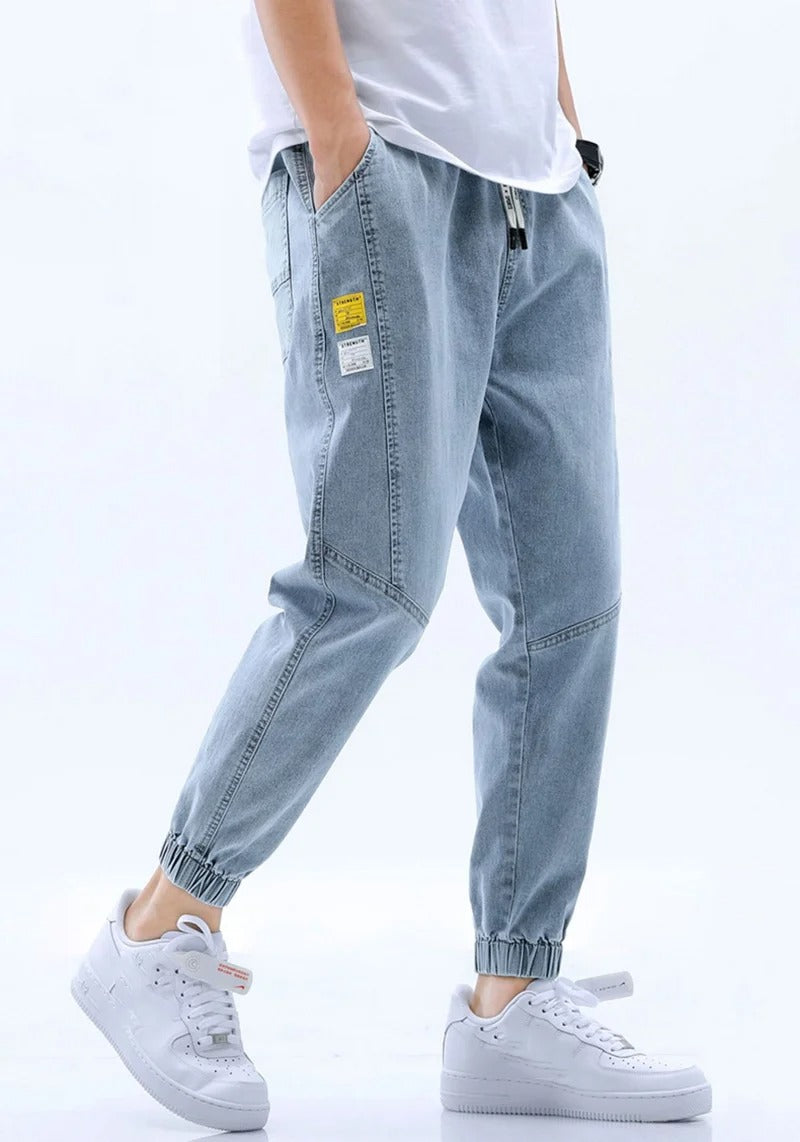 Men's Cool Elastic Casual Trousers