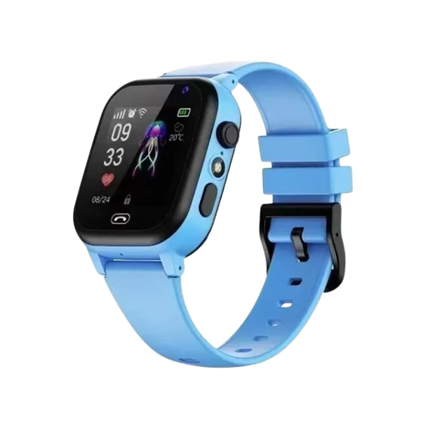 "Vibrant kids waterproof GPS smartwatch with video call, camera, and colorful design for active fun and safety."