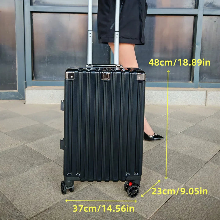 Ultra-durable Vilnius luggage with a secure aluminum frame, hardside protection, and smooth spinner wheels.