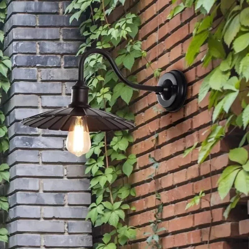 Retro LED Wall Light - Vintage Style Indoor/Outdoor – GLOVERA