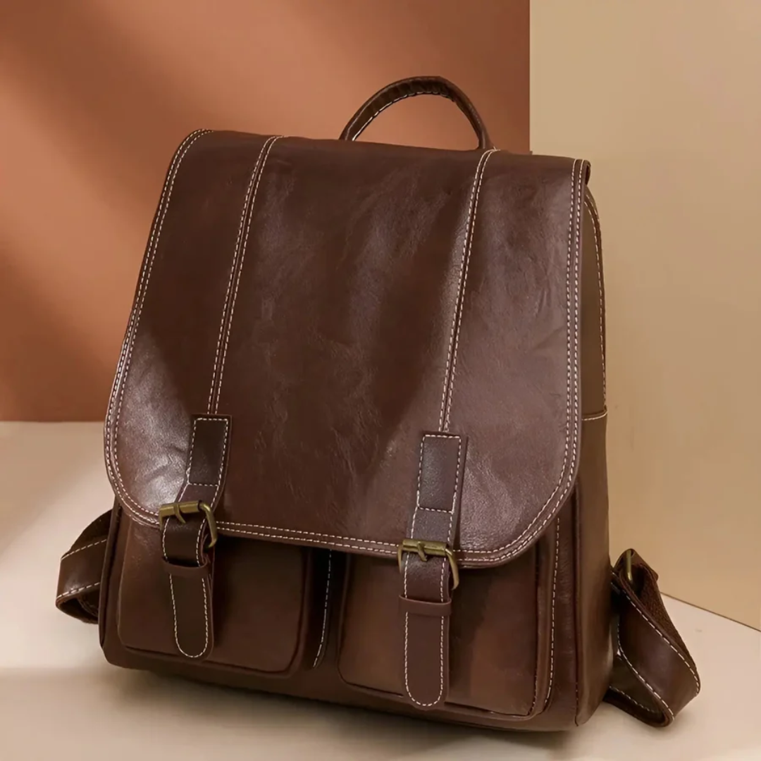 Vintage style unisex backpack for daily adventures. Durable RetroTrail school, work & travel bag.