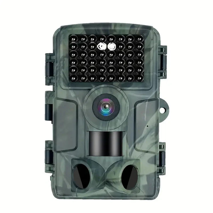 Wildlife camera with 4K video, 60MP photos, infrared night vision, weatherproof design, and app control for nature photograph