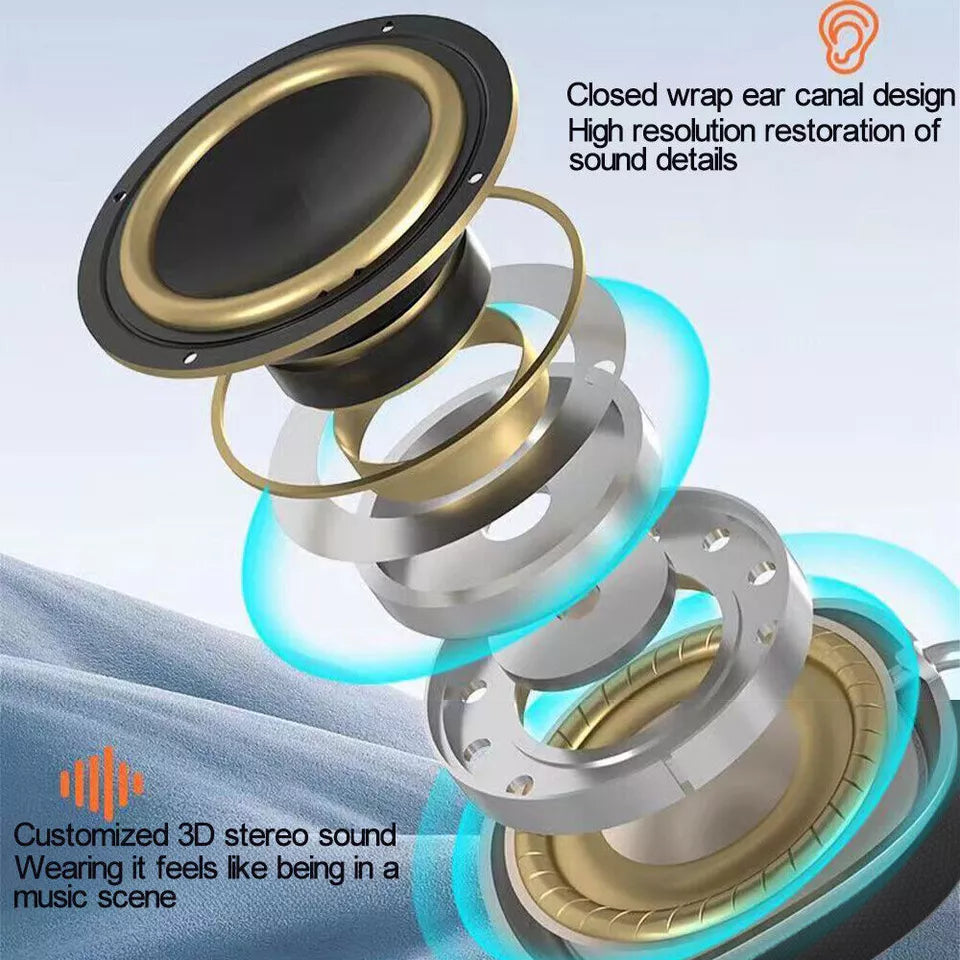 Wireless Bluetooth over-ear headphones, sleek black design, ergonomic fit, featuring noise cancellation and soft cushions.