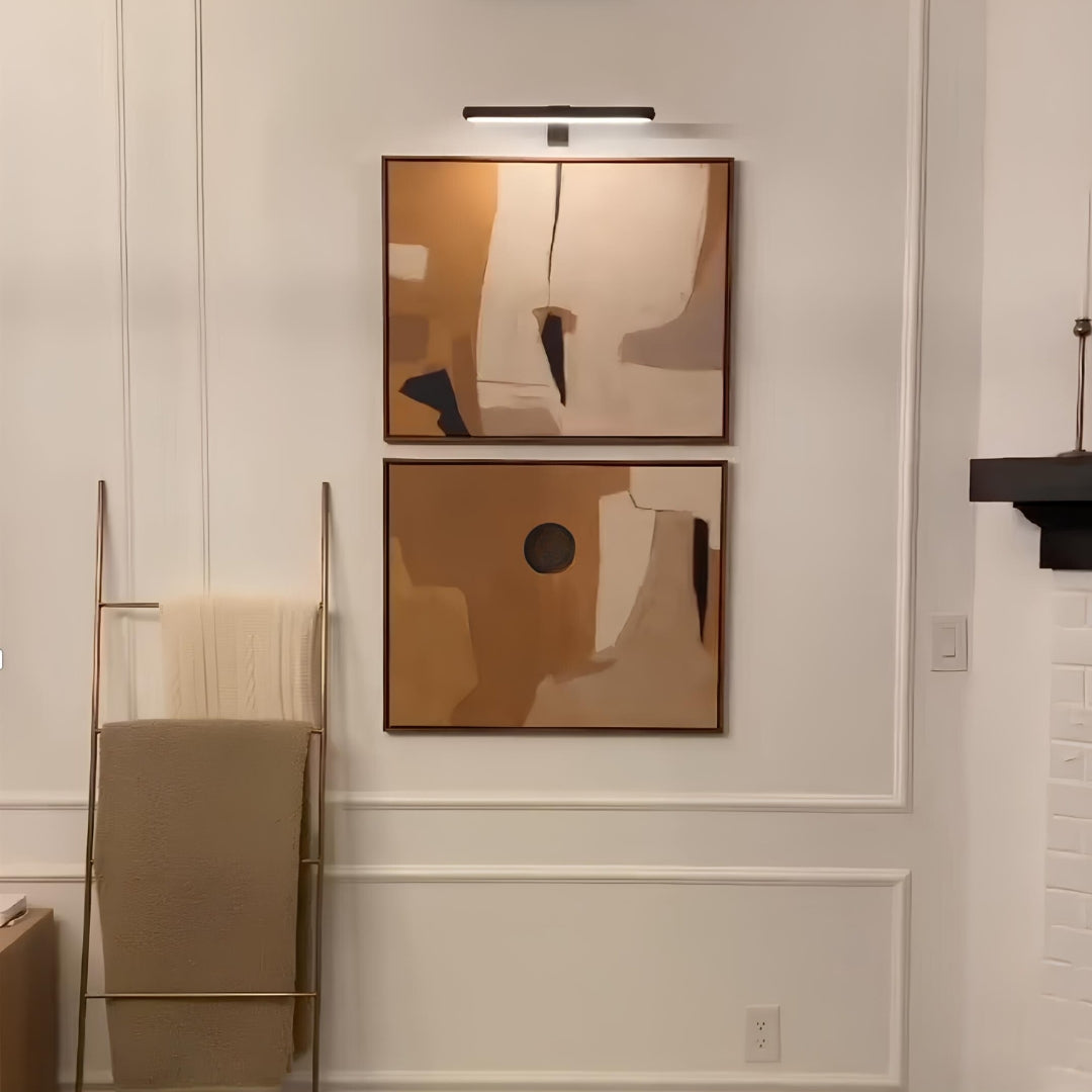 Sleek wireless LED accent light for home decor. Dimmable, perfect for highlighting art & displays.