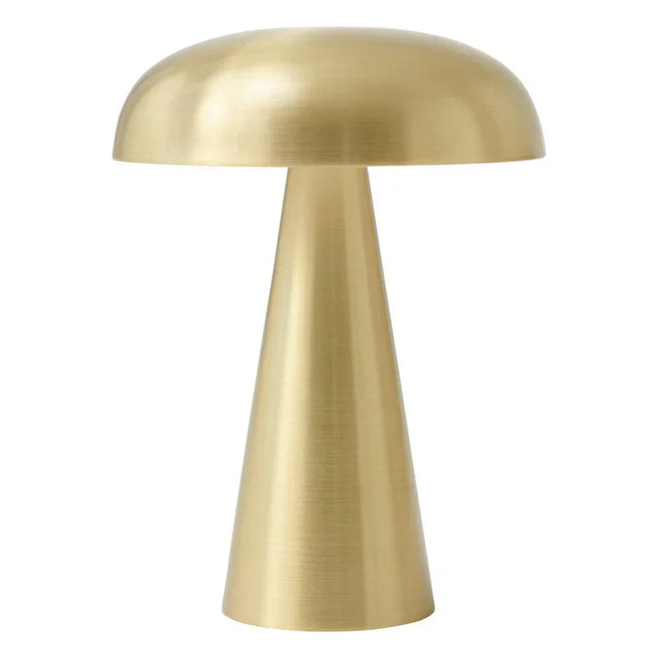 Wireless rechargeable LED lamp, mushroom design with dimmable settings, great for stylish home ambiance.