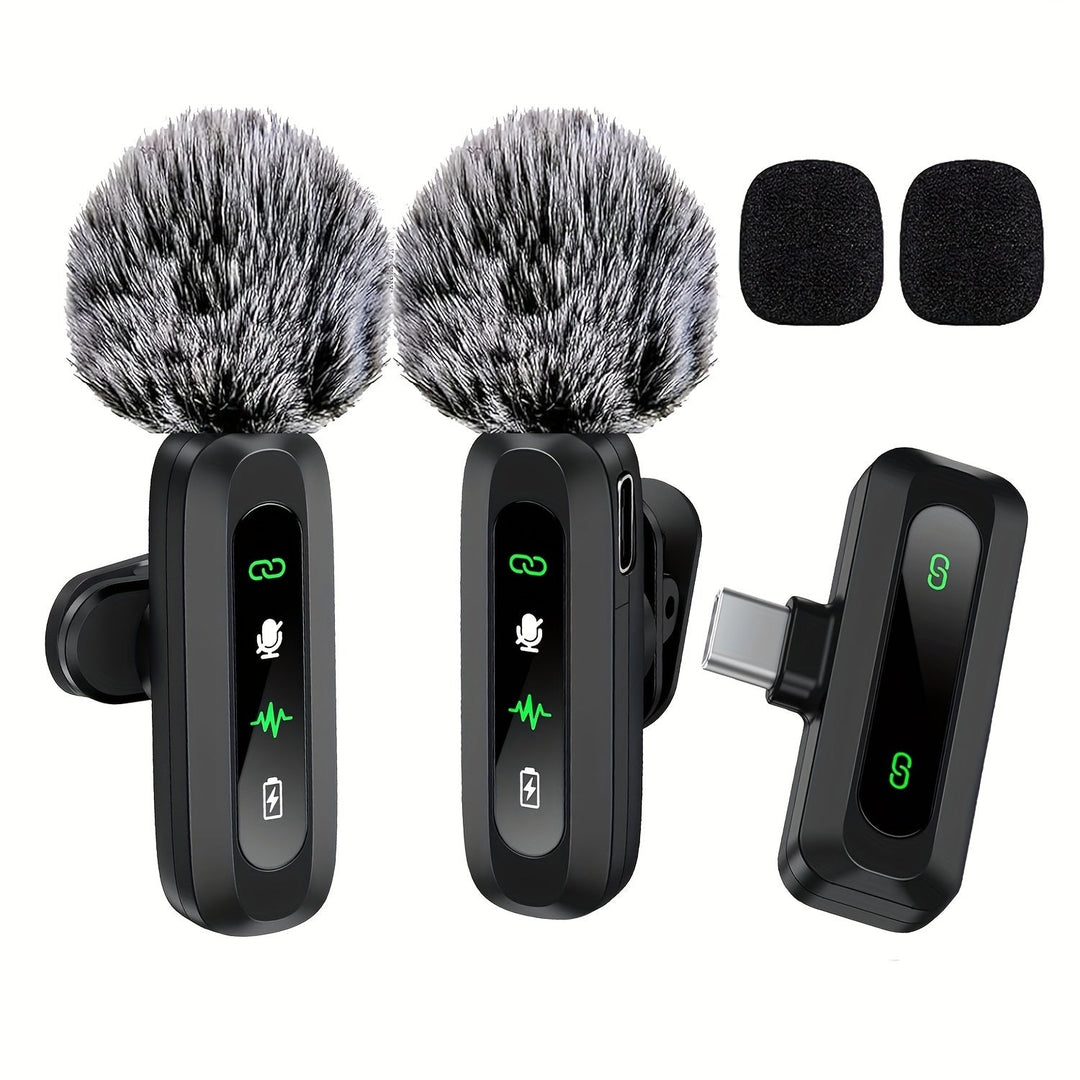 Easy-setup wireless lavalier mic for professional audio on iPhone, Android, and tablets.