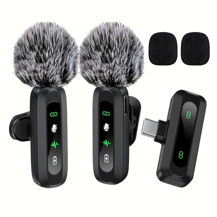 Easy-setup wireless lavalier mic for professional audio on iPhone, Android, and tablets.