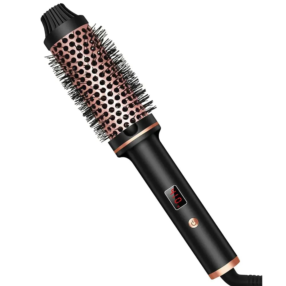 Women's 3-in-1 ionic curling wand for versatile frizz-free curls & waves, salon-quality hair styling at home.