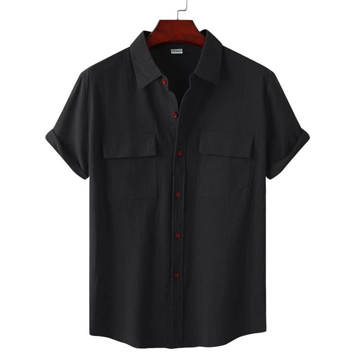 Annie Blouse: a versatile women's short sleeve top for casual events, office wear, and summer days.