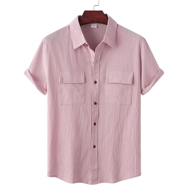 Versatile women's short sleeve Annie Blouse, ideal for comfortable casual outfits and workwear.