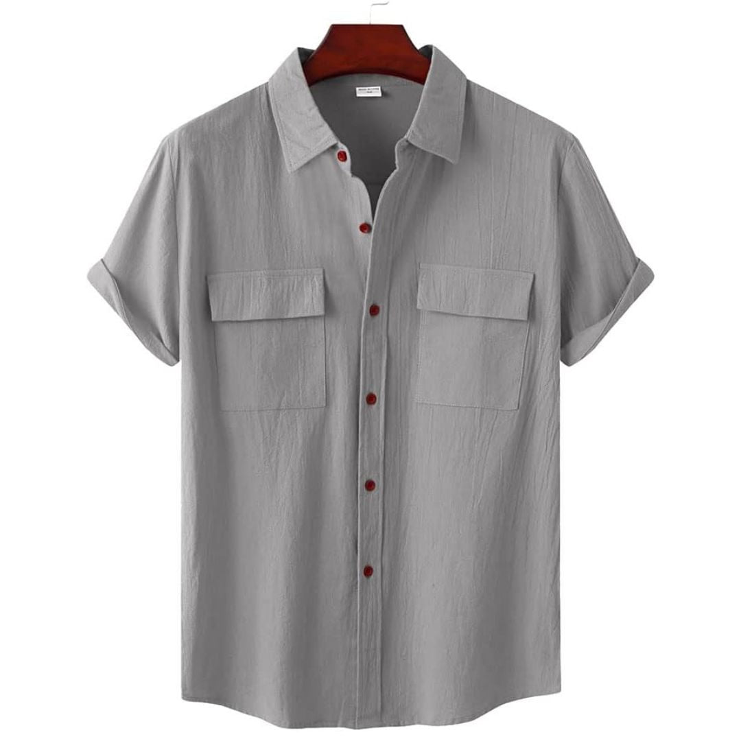Everyday women's casual Annie Blouse, a comfortable short sleeve top for versatile spring fashion.