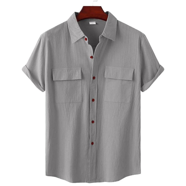 Everyday women's casual Annie Blouse, a comfortable short sleeve top for versatile spring fashion.