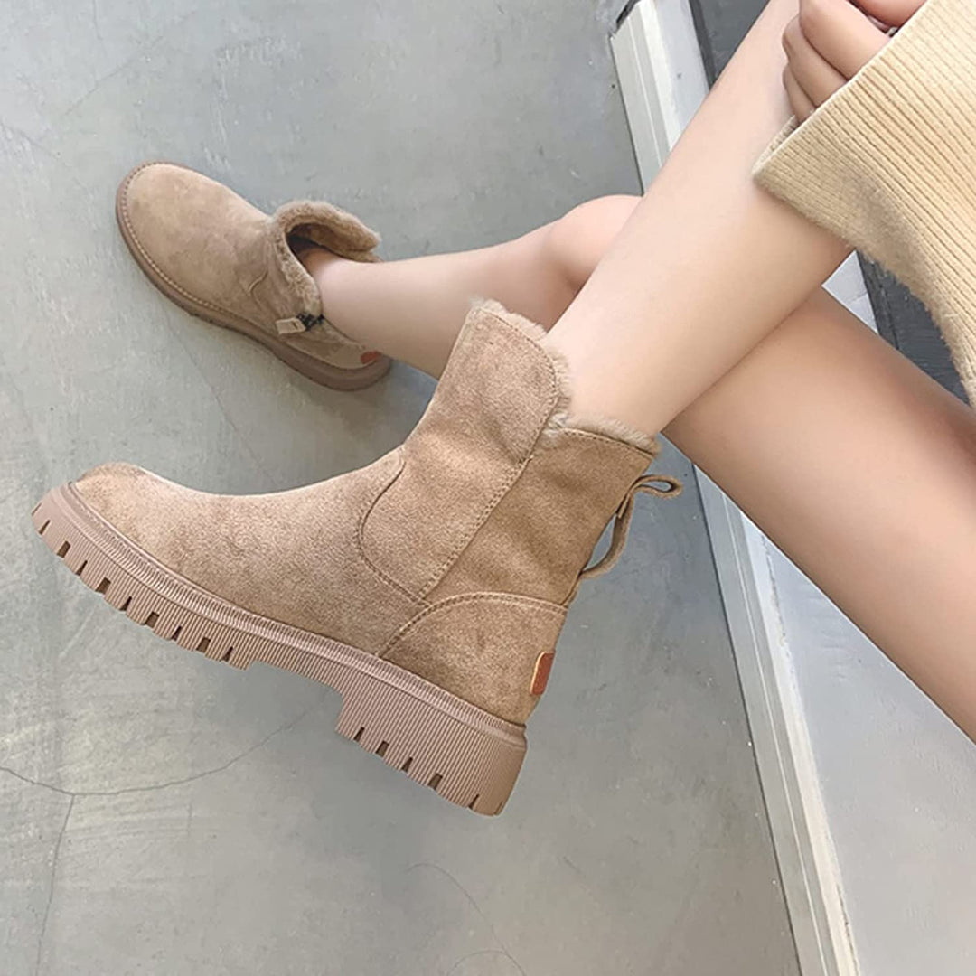 Comfortable Aria ladies winter boots, warm and cozy footwear for daily cold weather wear.