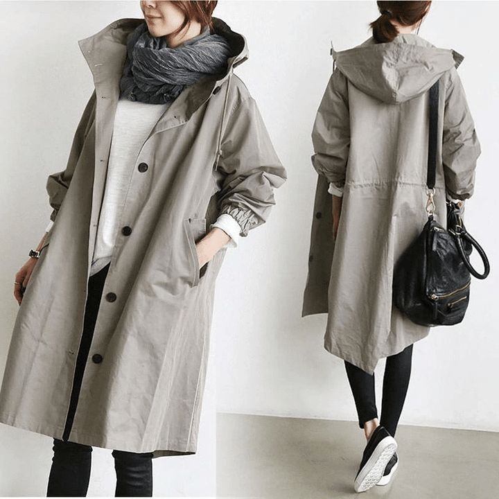 Stylish Women's Aurora oversized windbreaker jacket, ideal casual outerwear for modern women's fashion.
