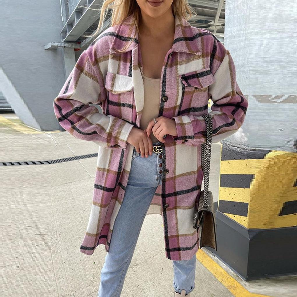 Stylish pink women's utility jacket, adjustable for a chic fit. Versatile fashion outerwear for spring/fall casual looks.